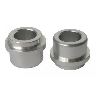 srsuntour Alubuchsen Paar für Dämpferauge 12,7 mm Bohrung 8 mm Dämpfer 50 mm Silber