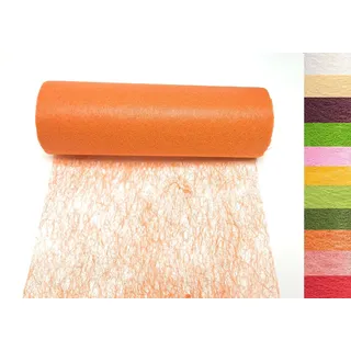 s.dekoda Tischband 20m x 23cm Vlies Tischläufer Vliesband Tischvlies Dekovlies Orange