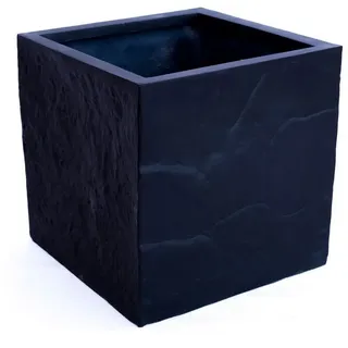 eleganteinrichten Pflanzkübel 60 x 60 x 60 cm Steinoptik