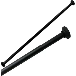 Ekershop Duschvorhangstange 70 - 120 cm schwarz