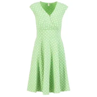 Blutsgeschwister Sommerkleid Shalala Tralala in Love - favourite green dot 2XL