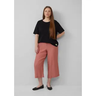 QS Culotte Hose Culotte aus Viskosemix Orange 48