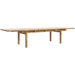 Natur24 Esstisch Tisch Esstisch Torrii 190x100cm Eiche Massiv Tisch Designertisch