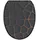 WC-Sitz Mesh Schwarz