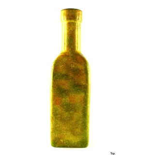 Vase eckig Keramik Flaschenvase Gelb glasiert 24 cm H 56157 günstig