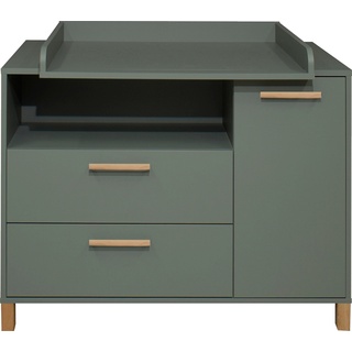 Wickelkommode »Oli«, bis 40 kg, Wickelkommode Breite "119", pine green + pine green, , 63987410-0