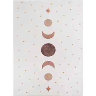 KADIMA DESIGN TINO Kinderteppich 80 x 150 cm Beige/Creme