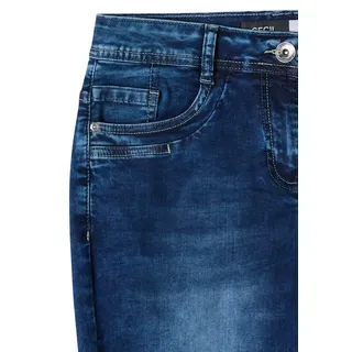 Cecil Style Scarlett Slim Leg Jeans Blau 33