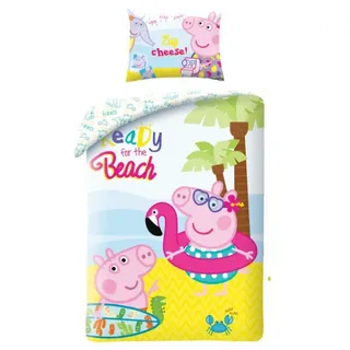 peppa malac Peppa Pig Bettwäsche Baumwolle 140 x 200 cm + 70 x 90 cm