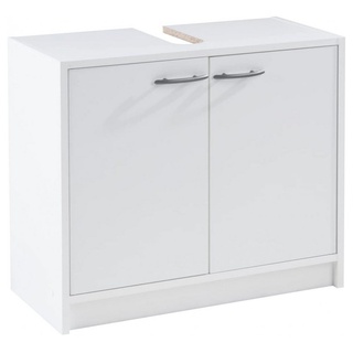 Bega Consult Badezimmerspiegelschrank Waschbeckenunterschrank LILLY WBU Badschrank Weiß ca. 63 x 55 x 29 cm