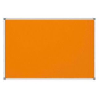 Maul Pinnwand MAULstandard 64450, 180 x 90 cm, mit Textilbezug, mit Aluminiumrahmen, orange