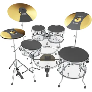 Evans SoundOff Drum Mute Pad Set Rock, 8er-Pack