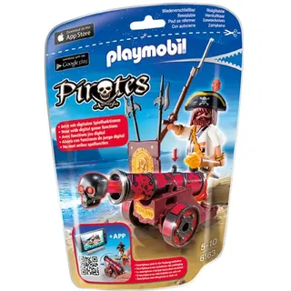 Playmobil Pirates Rote App-Kanone mit Freibeuter (6163)