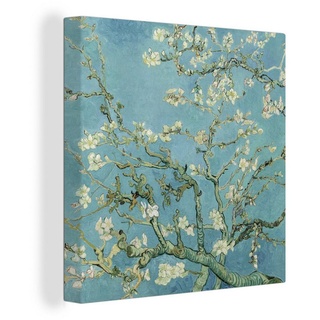 OneMillionCanvasses® Gemälde Van Gogh - Blüte - Alte Meister - Vincent van Gogh, (1 St), Leinwand Bilder für Wohnzimmer Schlafzimmer bunt Quadratisch - 50 cm x 50 cm x 2 cm