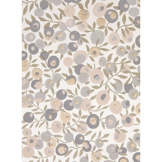 Liberty Tapete Wiltshire Blossom - Pewter Gold
