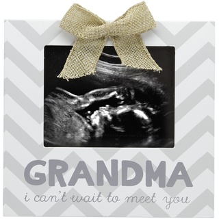Pearhead Oma Schwangerschaft Ankündigung Sonogramm Bilderrahmen geschlechtsneutral Schwangerschaft Andenken Fotorahmen Baby Kinderzimmer Dekor