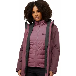 Jack Wolfskin Hunberg 3in1 Jkt Damen Raisin S