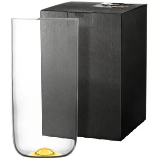 Eisch Vase, Gold, Glas, 25 cm, Dekoration, Vasen, Glasvasen