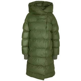 NOISY MAY NMSKY L/S LONG COATED JACKET NOOS Frauen Winterjacke grün S - S