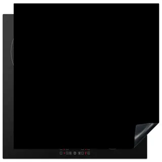 onlywow Herdabdeckplatte 78 x 78 cm Schwarz