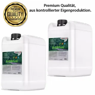 Paket.ag Diesel-Additiv AdBlue® Harnstofflösung für Dieselmotoren Paket AG AdBlue 2 x10 Liter, (1-St) Reduzierung schädlicher Stickoxide