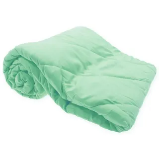 Leichtsteppbett 135x200 cm mint Microfaser Sommer Bettdecke leichtes Steppbett Decke - Türkis