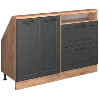 Vicco Rion 120 x 81,6 x 46 cm Grau / Goldkraft Eiche