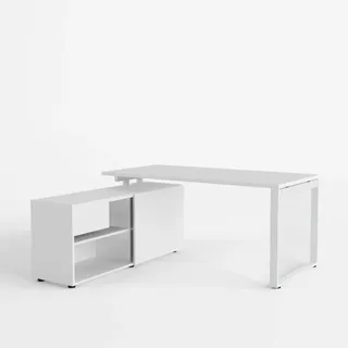 Büro Schreibtisch Oppen Q mit Sideboard