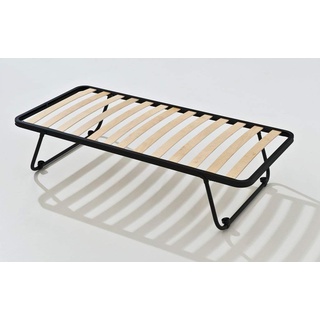 EVERGREENWEB MATERASSI & BEDS Klappbett aus Stahlrahmen mit 13 Leisten aus Buche Schichtholz H30 cm - 80x190 | Basic