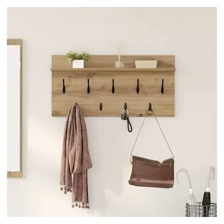 vidaXL Hängenachtschrank Artisan-Eiche 80 x 40 x 12 cm Eiche