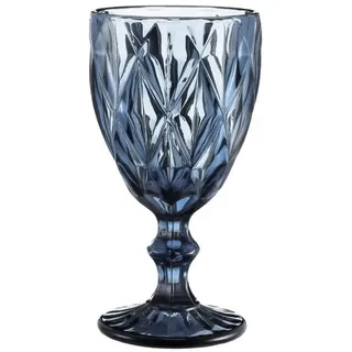 Cheffinger Weingläser Trinkgläser 0,3 l 6-tlg. Blau