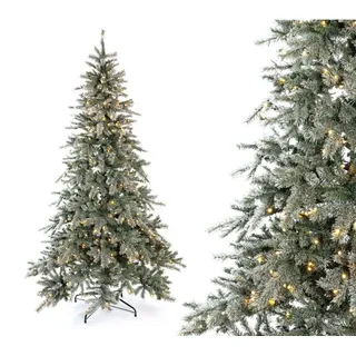 Evergreen Künstlicher Weihnachtsbaum Frost Fichte Weiß 210 cm