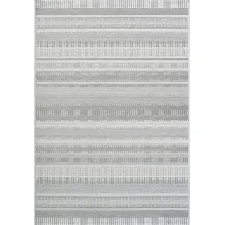 Novel Outdoorteppich Amalfi, Grau, Hellgrau, Dunkelgrau, Textil, orientalisch, rechteckig, 160x230 cm, für Fußbodenheizung geeignet, in verschiedenen Größen erhältlich, Teppiche & Böden, Teppiche, Outdoorteppiche