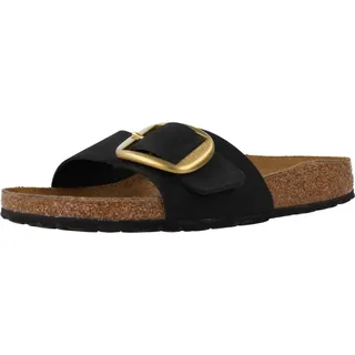 Birkenstock Madrid Big Buckle Nubukleder schwarz 39