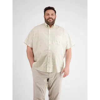 Lerros Kariertes Kurzarmhemd Weiß 6XL