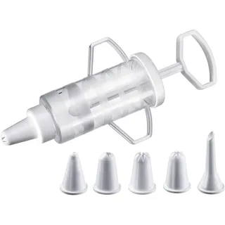 Westmark Garnierspritze, Mit 5 Tüllen, Füllmenge: 100 ml,
