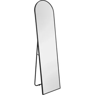 Mirrors & More Standspiegel Britt 40 x 160 cm Schwarz