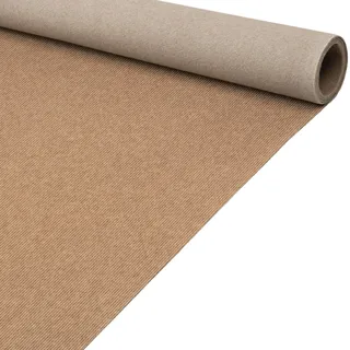 ANRO Messeteppich Teppichboden Meterware Auslegware Beige 133x300 cm | Rutschfest · Zuschneidbar als Meterware · Schmutzabweisend · Strapazierfähig