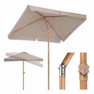 Sekey Balkonschirm 200 x 125 cm Taupe