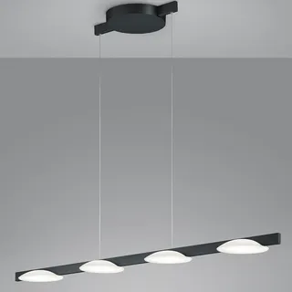 Helestra Pole 4-flg. 46 cm mattschwarz Aluminium