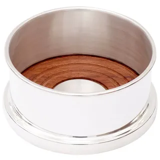 Brillibrum Flaschenuntersetzer Flaschenuntersetzer Metall Holz Flaschenhalter Weinflasche Sektflasche Ø 13 cm
