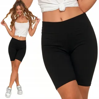 Gerippte Radsportleggings Mit Hohem Bund, Sporttights, Moraj, Größe S/m, Schwarz