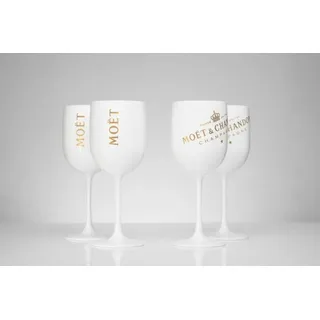 Moet & Chandon Glas White Imperial Champagnergläser 4 Stück - Weiß