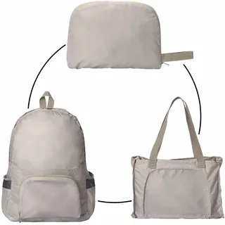 FIBOUND 1 Stück Leichter Faltbarer Rucksack - Wasserdichte Packbare Tasche für Wanderungen & Reisen - Praktisch für Alltag, Einkaufen & Sport - Robustes Design für Damen & Herren