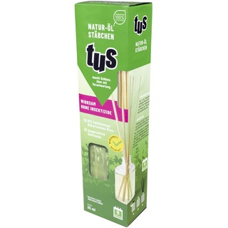 TUS Natur-Öl-Stäbchen, 35 ml, zur Abwehr von Gelsen und Tigermücken im Innenbereich, Insektenschutz und Raumduft in einem