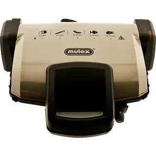 Mulex MX034 Toast und Grill Sandwichmaker 1800W Kontaktgrill 220V Beige