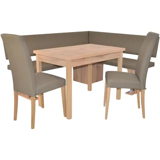 moebel-direkt-online möbel direkt online 4tlg. Eckbankgruppe Schenkelmaß 150x182 cm