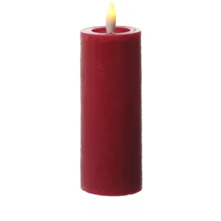 441 LED Kerze LINA 12,5 cm rot
