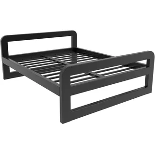 MetaloPro Metallbett Ryka Xtreme, 180x200 cm | Hochwertiges Metall, Ideal für Schlafzimmer und Gästezimmer, Absolut geräuschfrei, Maximaler stauraum unter dem bett