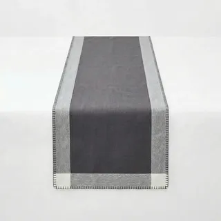 Tischläufer OTTO HOME "Tischläufer grautöne 45x150cm", grau (braun), B:45cm L:150cm, Baumwolle, Tischdecken